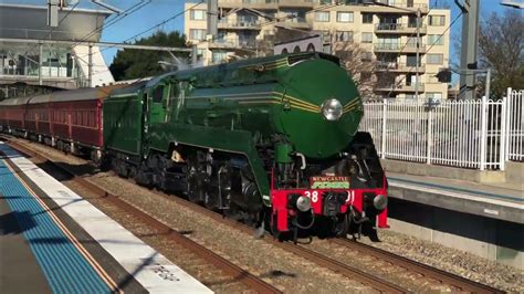 Steam Locomotive 3801 The Newcastle Flyer June 2023 4k Youtube