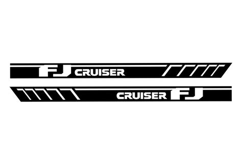 Toyota Fj Cruiser 2pcs Side Stripe Body Decal Vinyl Graphics Sticker Logo High Quality Etsy