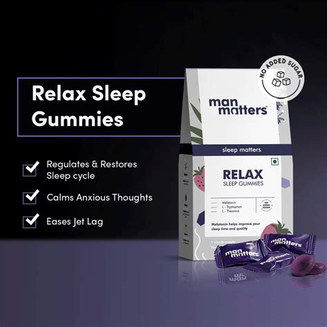 Buy MAN MATTERS RELAX SLEEP GUMMIES 30N Online Get Upto 60 OFF At