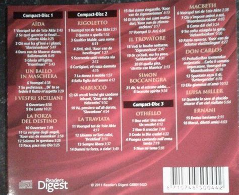 Klassieke Meesters Giuseppe Verdi Dubbel Cd Various Artists Cd