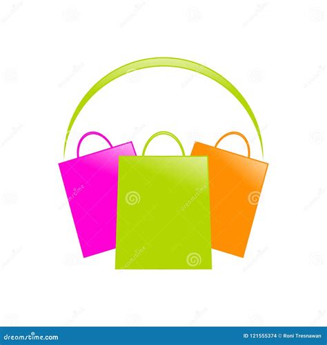 Conception De Symbole De Centre Commercial D Achats Illustration De