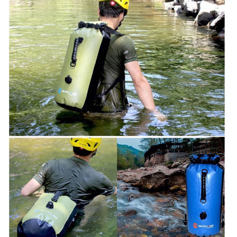 Ocean Pack Inflatble Dry Bag Waterproof Bucket Bag Backpack Shoulder Sling Outdoor Travel Bag