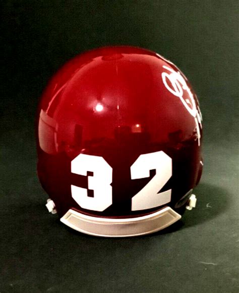 Oj Simpson Autographed Throwback Usc Trojan Mini Helmet Authenticated