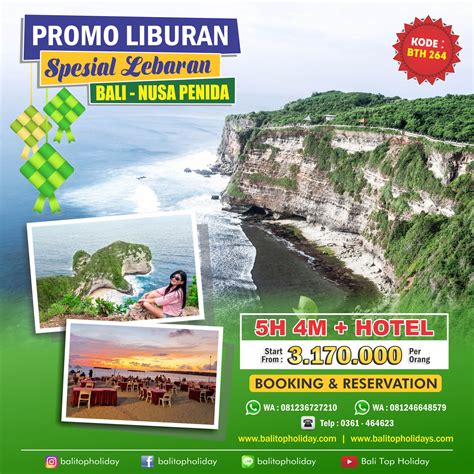 Promo Paket Tour Bali Lebaran Paket Liburan Lebaran Di Bali