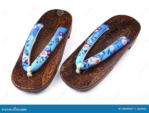 Japanese Wooden Geta Stock Image Image Of Geta Oriental