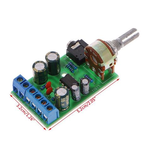 Buy Dc V Tda M Channel Stereo Mini Aux Audio Amplifier