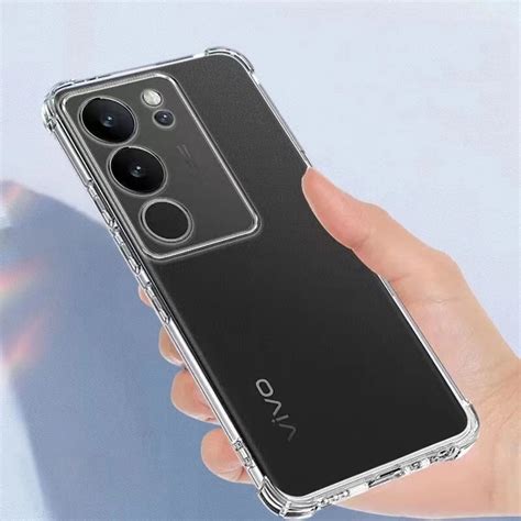 ตรงรน Vivo V29 เคสใส เคสใสกนกระแทก ใชสำหรบ Vivo Y100 V30 V30pro