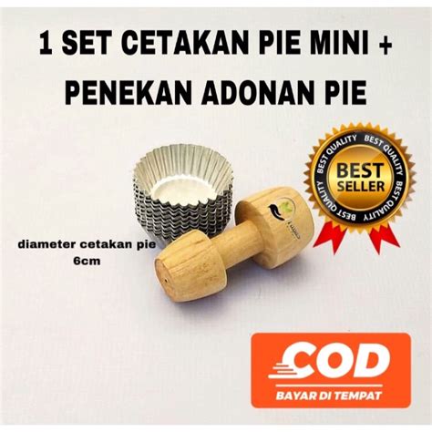 Jual 1 SET 20 PCS CETAKAN KUE PAI MINI SUSU BUAH MURAH PENEKAN PIE