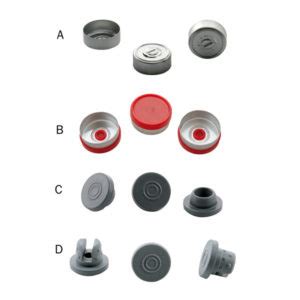 Bouchon et capsule pour flacon avec col à sertir de 20 mm Labbox France