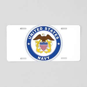 U.S. Navy Aluminum License Plates - CafePress