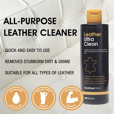 Leather Ultra Clean Highly Effective Leather Cleaner Furniture Clinic