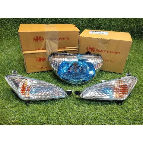 Hma Bluish Headlight Winker Set Yamaha Mio Original Lazada Ph