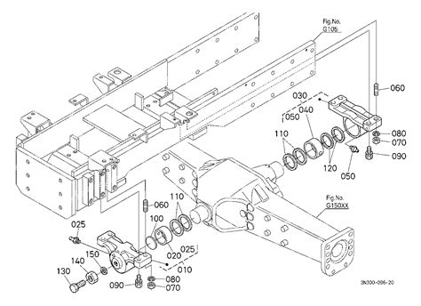 G11000 FRONT AXLE BRACKET FRONT AXLE CHASSIS EPC Kubota Online