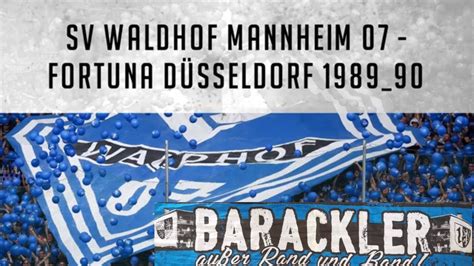 Sv Waldhof Mannheim Fortuna D Sseldorf Youtube