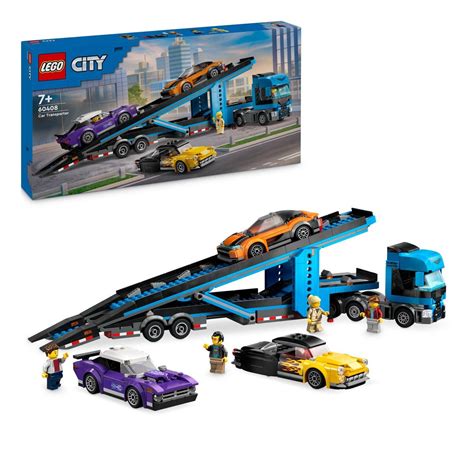 LEGO - City Car Transporter Truck with Sports Cars - 60408| Toyclick