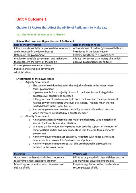 Unit 4 Outcome 2 Enjoy Unit 4 Outcome 1 Chapter 13 Factors That