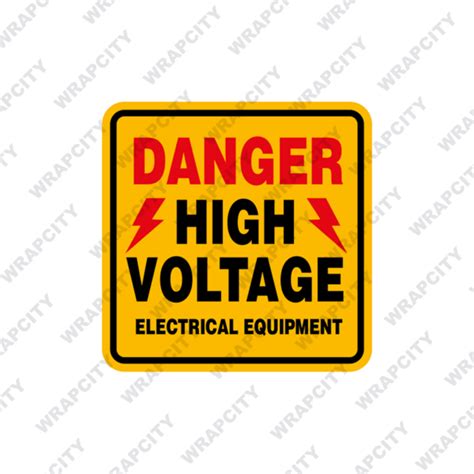 Danger High Voltage | Wrap City Jamaica Limited