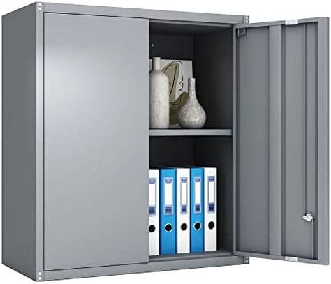 Yfbiubiulife Metal Cabinet With Locking Doors And Wheels H Steel