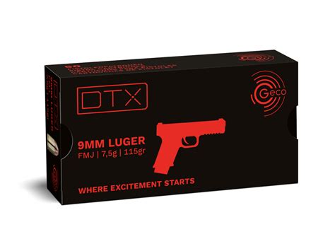 GECO 9 Mm Luger DTX 115grs Spartan Arms