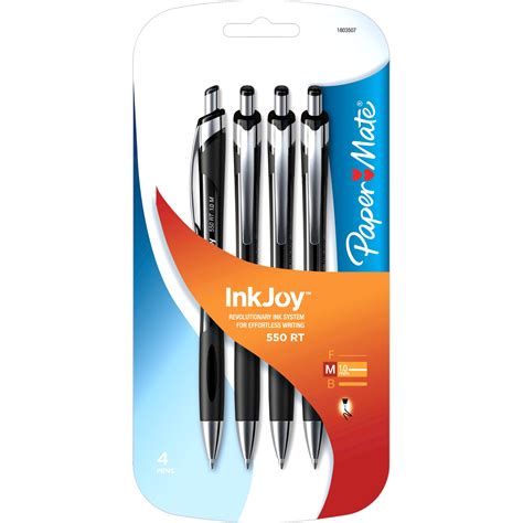 Paper Mate Inkjoy Rt Ballpoint Pen Black Walmart