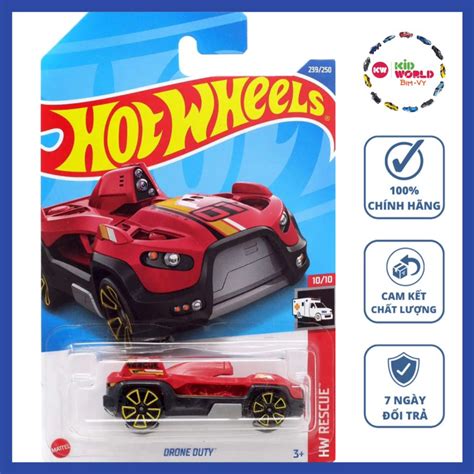 Xe mô hình Hot Wheels basic Drone Duty HCT43 40K Shopee Việt Nam