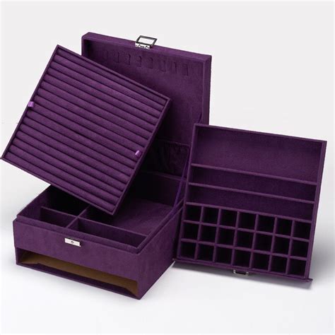 Premium Layer Flanel Sieraden Organizer Box Kett Grandado