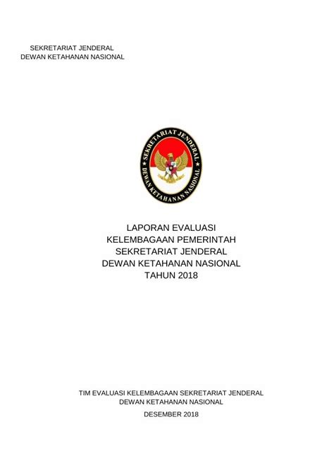 Pdf Laporan Evaluasi Kelembagaan Pemerintah  · Laporan Evaluasi Kelembagaan Pemerintah