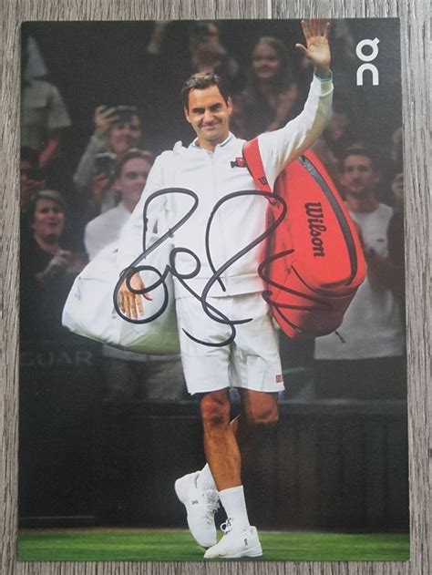 Autogrammkarte Roger Federer Originalunterschrift Kaufen Auf Ricardo