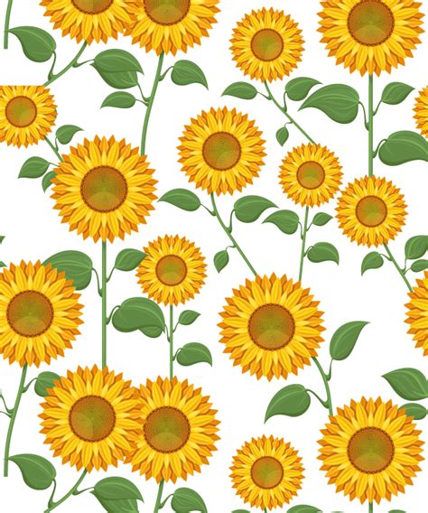 Animated sunflowers Flower roller blind - TenStickers