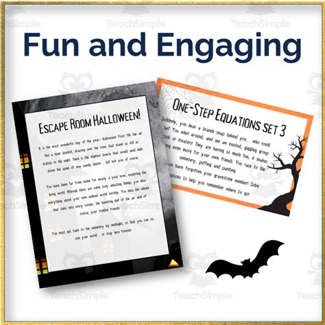 Halloween Activity | Printable Escape Room by Teach Simple