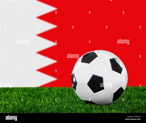 The Bahraini flag Stock Photo - Alamy