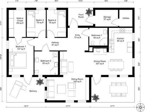 House Plans - How to Design Your Home Plan Online | Floor plans, Floor ...