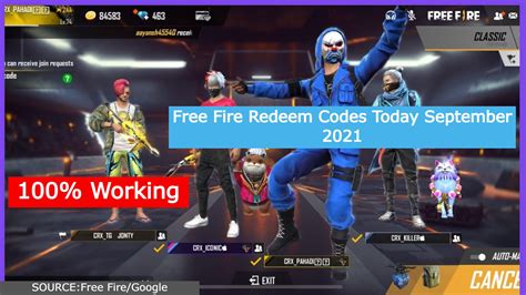 Free Fire Redeem Codes Today 2023 Garena FF Reward Full List Released