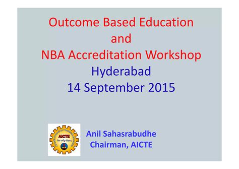 Obe And Nba Accreditation Pdf