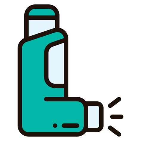 Inhaler Generic Outline Color Icon