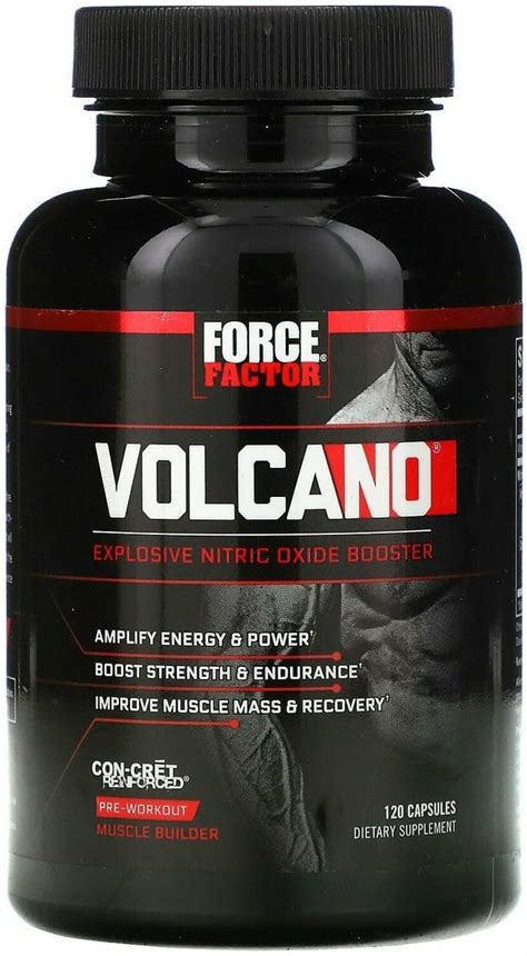 Amazon Force Factor Volcano Pre Workout Nitric Oxide Booster