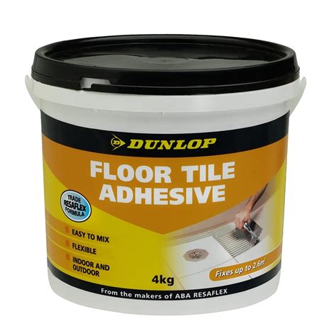 Dunlop 4kg Floor Tile Adhesive | Bunnings Warehouse