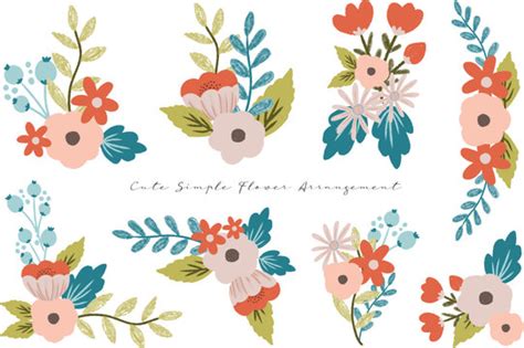 Flower Clip Art Flores De Dibujos Animados Clips De Flores Clip