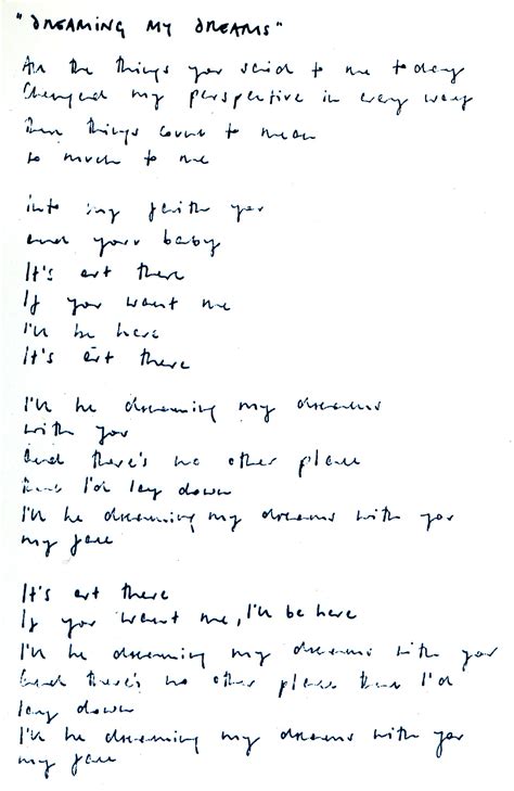 Every Night In My Dreams Song Lyrics 2