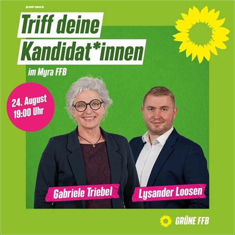 Triff deine Kandidat innen im Myra FFB Grüne Kreis Fürstenfeldbruck