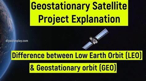 Geostationary Satellite Project Explanation Difference Between Low