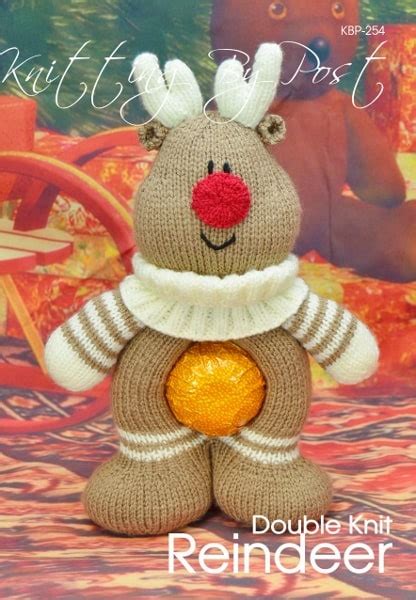 Chocolate Orange Reindeer Knitting Pattern Knitting By Post