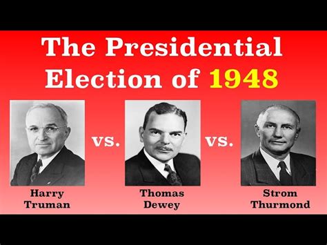 The 1948 US Presidential Election: A Split Party and an Unexpected ...