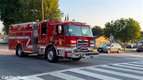 West Covina Fire Engine Responding Youtube