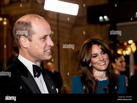 The Prince And Princess Of Wales At The Royal Variety Performance At