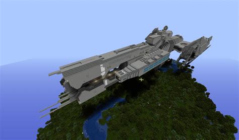 Halo UNSC Paris Class Heavy Frigate Minecraft Project