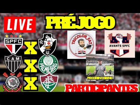 Pr Jogo Spfc X Goi S Cor X Flu Atl X Pal Tricolor Fat Avante Spfc