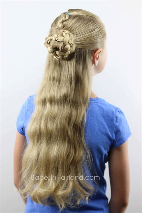 Half-Up Braids and Bun Hairstyle | Beautiful 4 Strand Braid Hairstyle