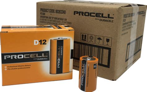 Duracell Procell D Batteries - Case of 72 | AVL Supply Sales Portal