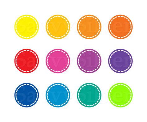 Free Printable Colored Circles Printable Templates Your Go To